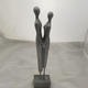 Cadeaux et objets uniques : Art contemporain couple 30cm