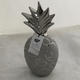 Cadeaux et objets uniques : ananas argenté 26cm