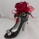 Cadeaux et objets uniques : Chaussure avec rose artificielle 27cm